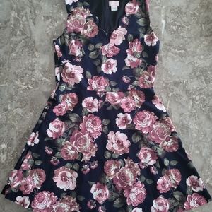 Love...Ady Women's Floral Printed Ruffle Dress.